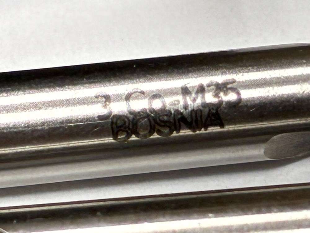 Qty 5, Interstate #3, Cobalt Combo Drill & Countersinks, Plain, 2" OAL, Bright