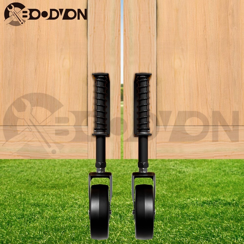 4" Heavy Duty Gate Caster, Spring Loaded Gate Wheels, Gate Caster Wheel with ...