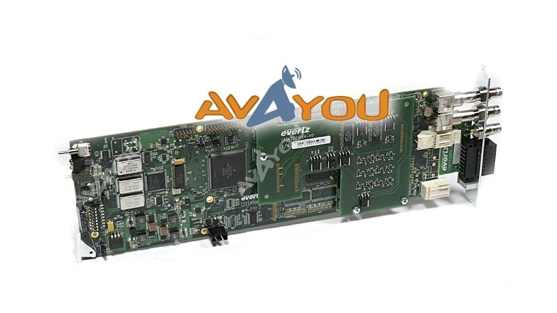 Evertz 7721DE4-HD HD/SD-SDI Quad Data Embedder +3RU Backplane