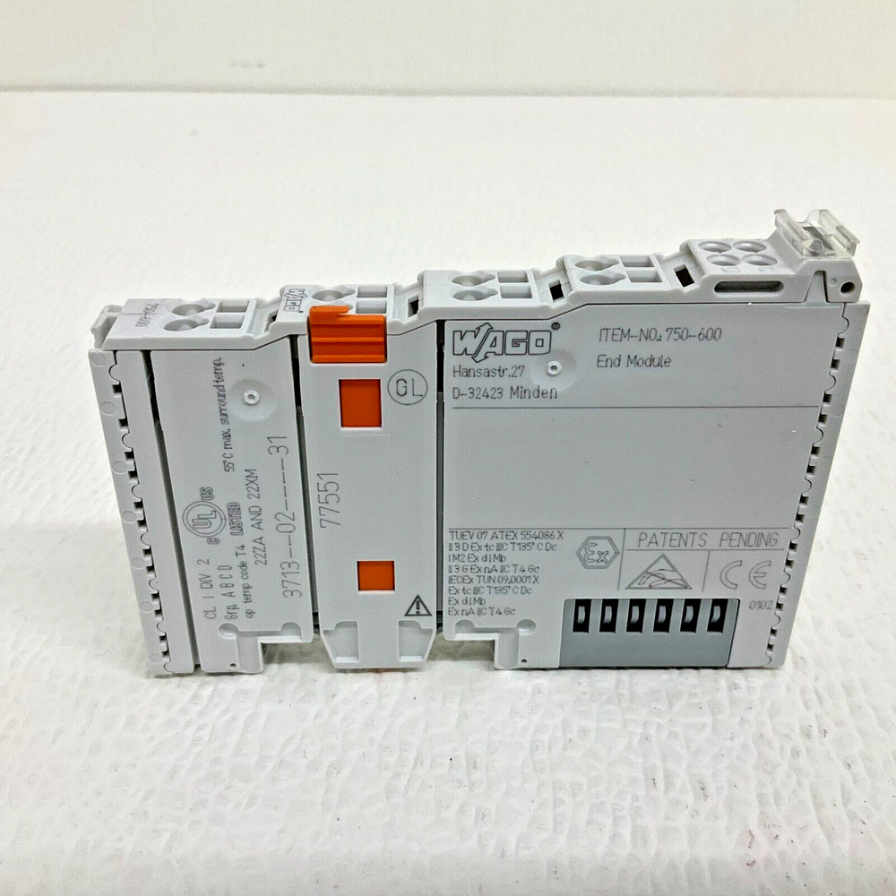 Wago 750-600 I/O System End Module 750600 (VT)