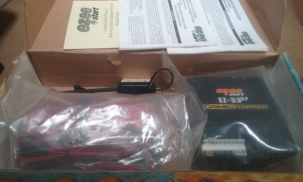 EZ Start Remote Starting System EZ-33EP Never installed new in box w instruction