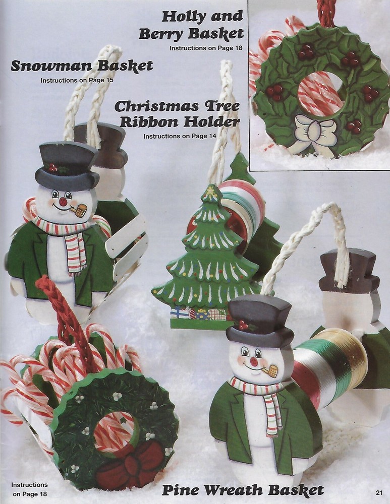 Christmas Quick & Easy Projects Decorative Painting Patterns Craft Book Vintage
