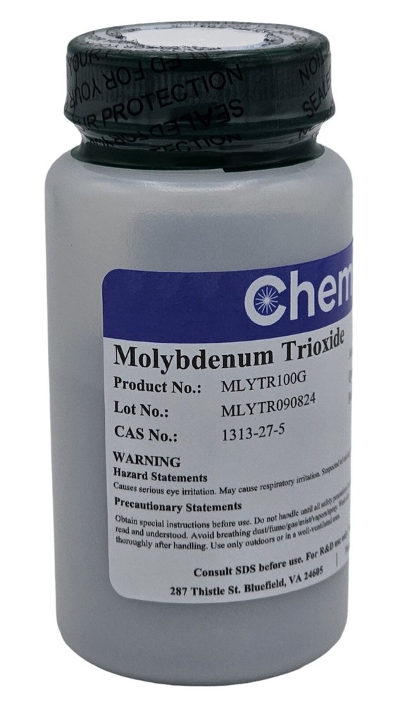 Molybdenum Trioxide, 99.95+% (Trace Metals Basis), 100g
