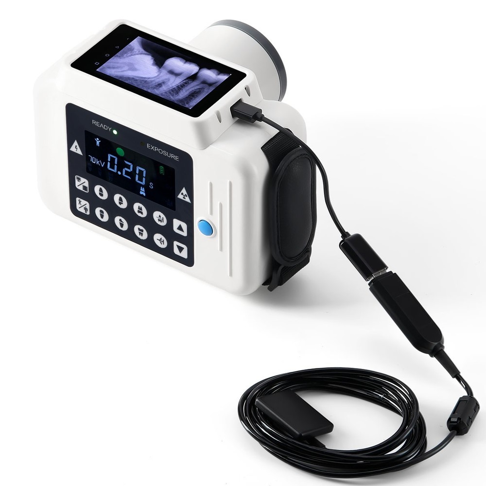 Dental X Mobile Unit Machine System Ray Frequency No Shield wIth Sensor Size 2.0