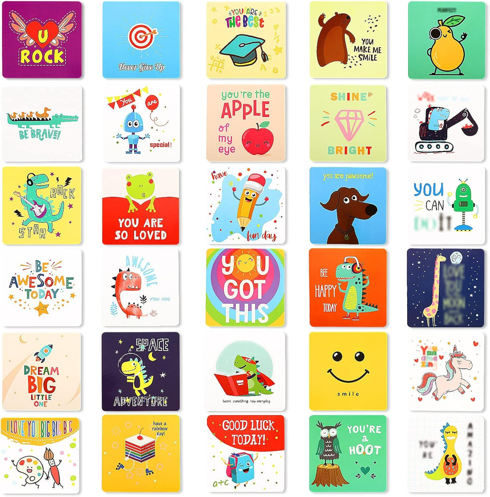 120Pc Lunch Box Notes for Kids Cute Lunchbox Notes for School