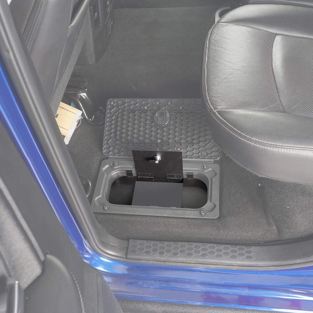 RAM Rear Seat Floor Locking Storage Box Compatible with Dodge RAM