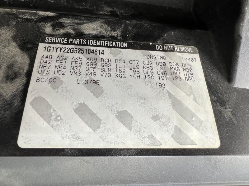 99-04 CORVETTE Camera/Projector Head-up Display In Dash