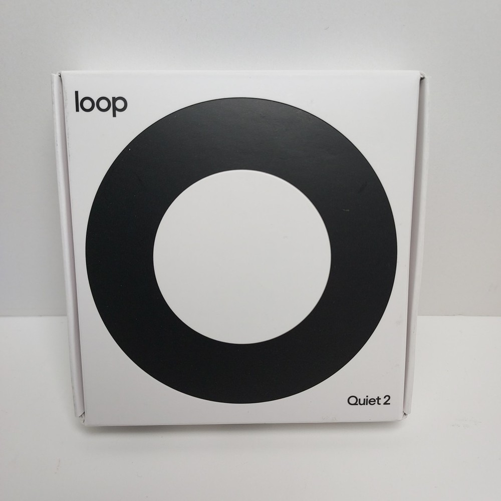 Loop Quiet 2 Noise Reduction Earplugs - Black New Open Box