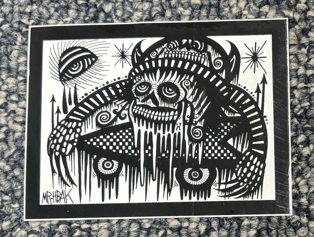 MR HBAK/ BLACK DAZE STICKERS
