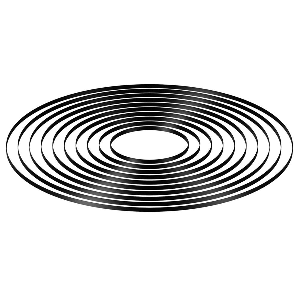 10pcs Turntable Belt Different Specifications Rubber Replace Accessories Black