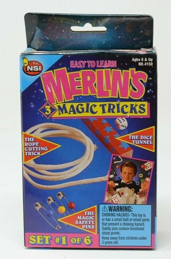 Merlin's Magic Tricks Set 1 of 6