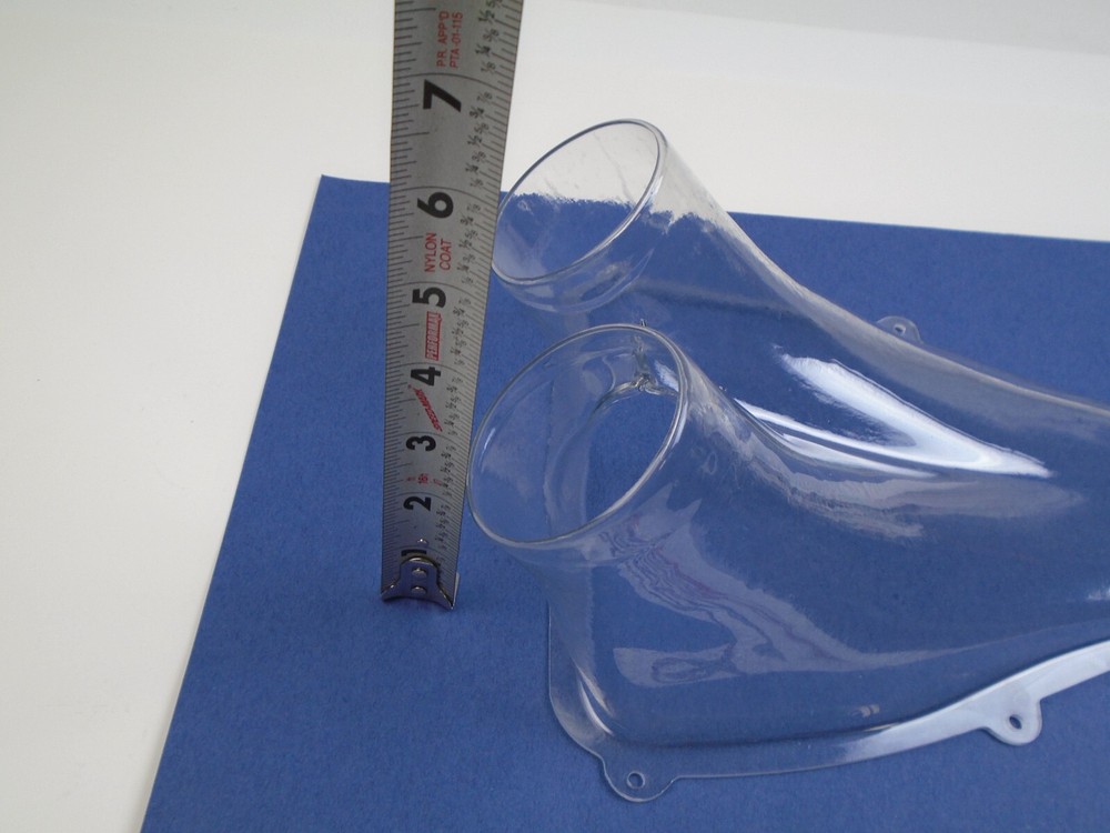 NACA DUCT DUAL OUTLET CLEAR NEW !!!