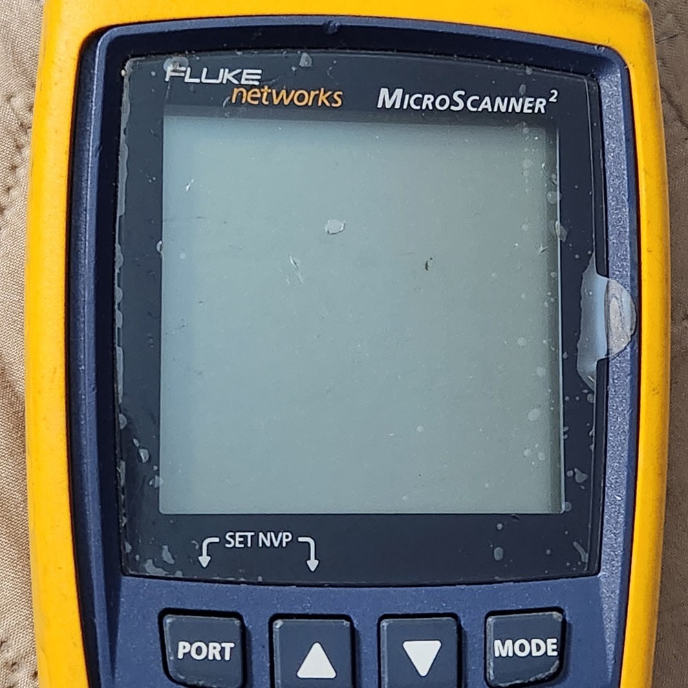 Fluke Networks MicroScanner² Cable Verifier For Parts Only
