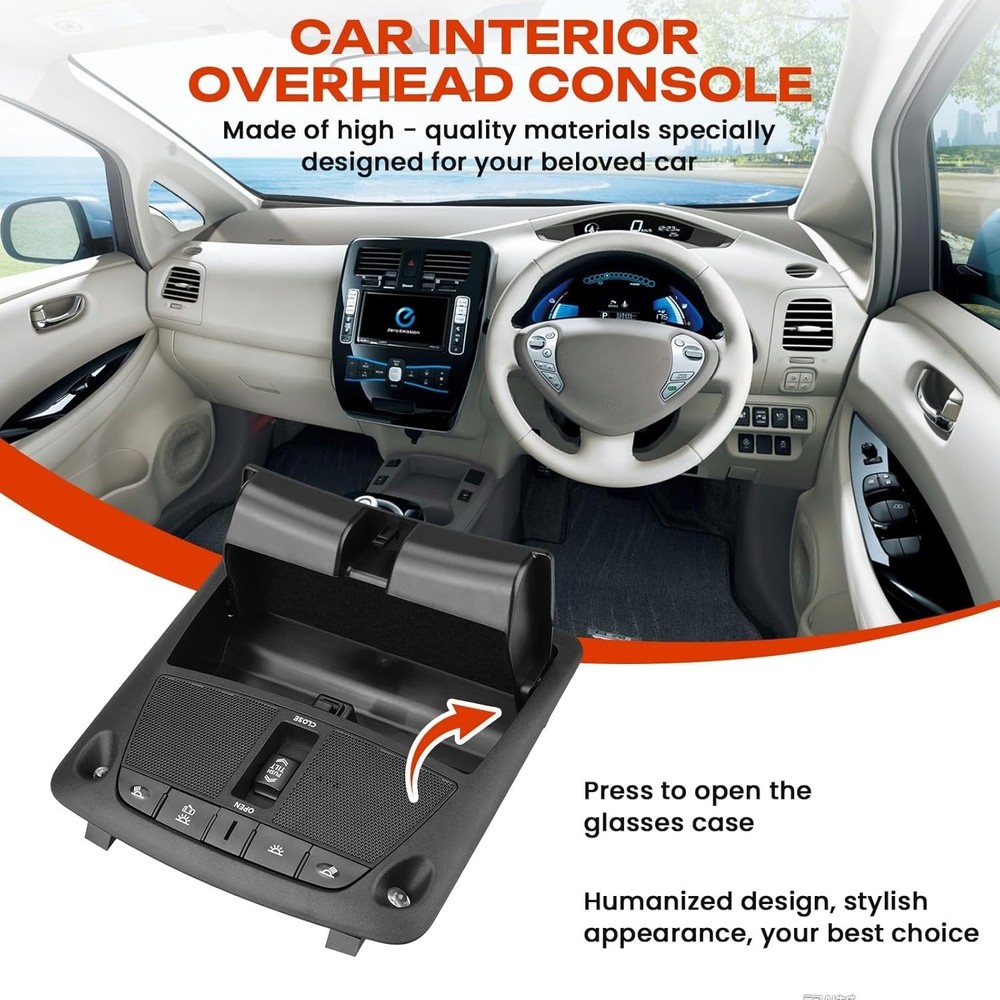 Overhead Console Map Reading Light Compatible with Nissan Altima Teana 2012-2018