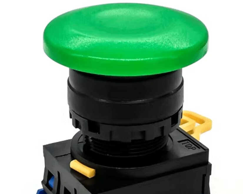 1pcs IDEC Mushroom head Switch button YW1B-M4E11G