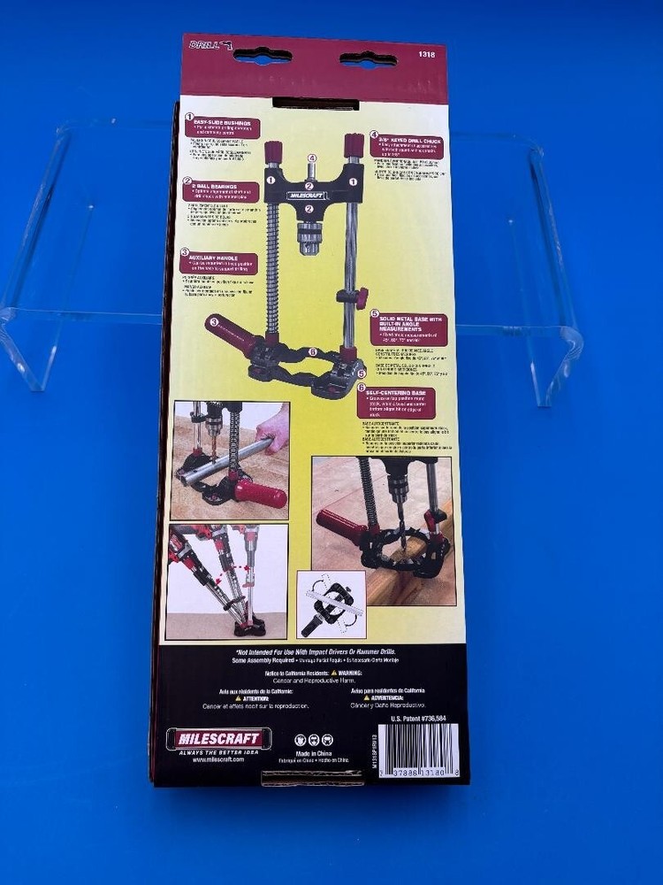 Milescraft 1318 DrillMate Portable Drill Guide