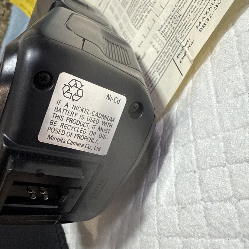 Minolta Program 3500 xi Flash Speedlite for Maxxum iISO Camera Fast Shipping