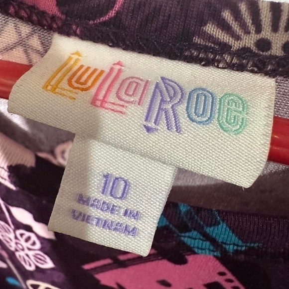 New LuLaRoe Kids Disney Scarlett High Low Dress Size 10