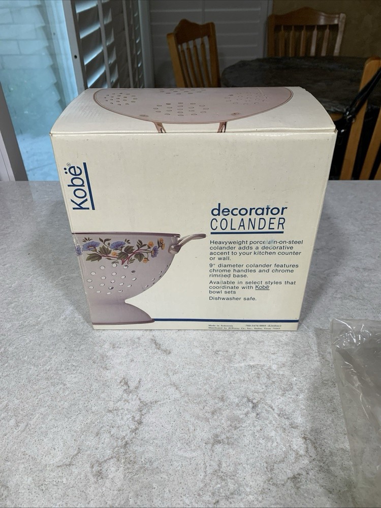 New Kobe Decorator Floral Colander