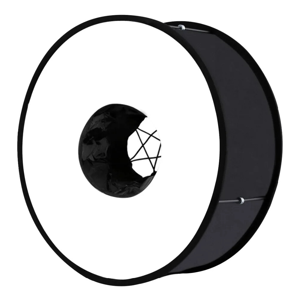 Flash Light Foldable Speedlight 45cm Ring Softbox Round Style Soft box PULUZ