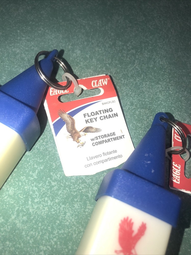 Eagle Claw Floating Key Chains With Storage Compartment - BAKCFLSC