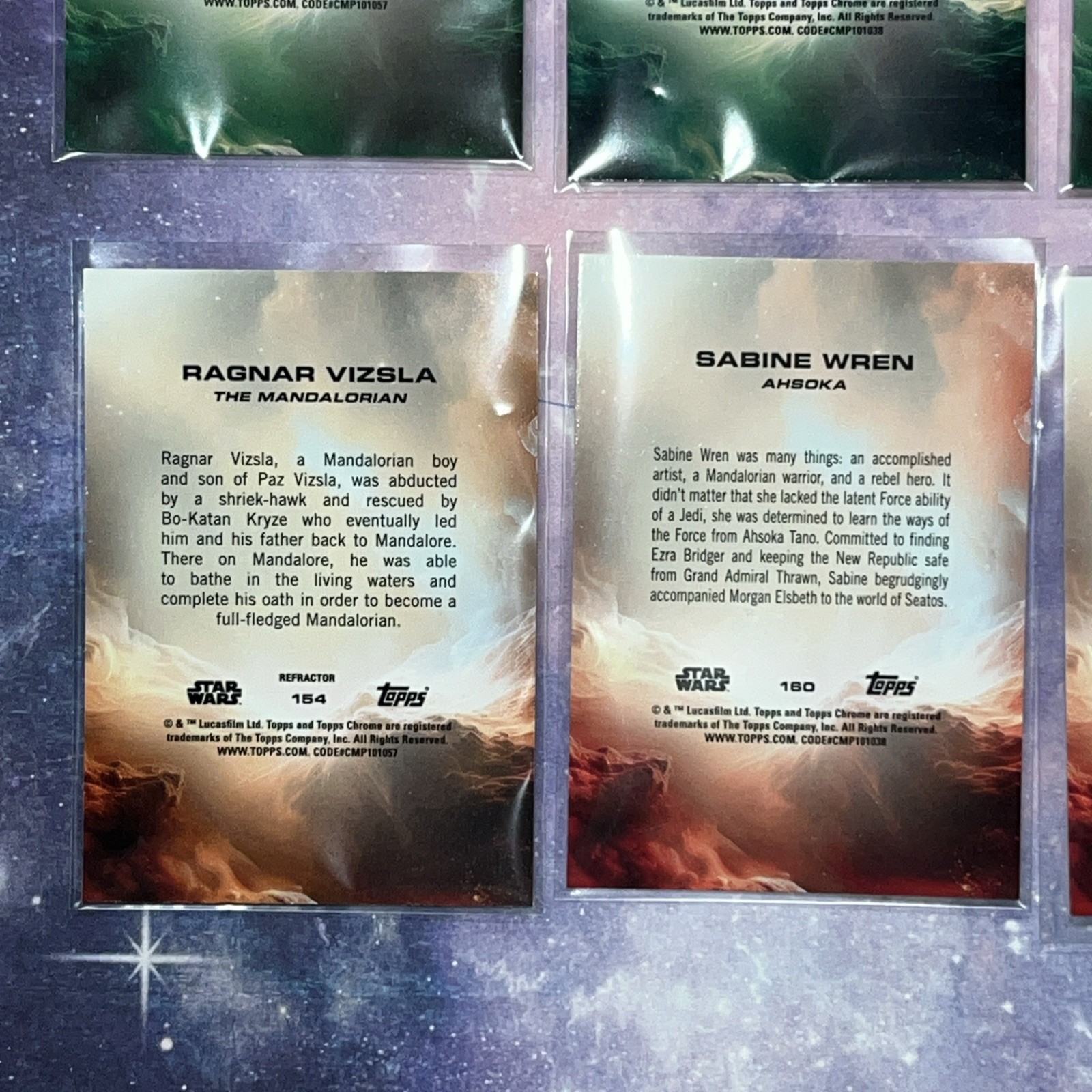 Star Wars*Topps Chrome 2025*Lot of 8*Raywave/Prizm/Refractors*Kylo*Sol*Free Ship