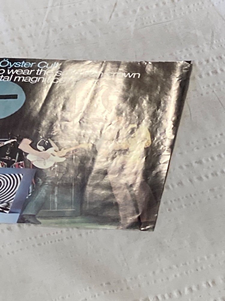 Blue Oyster Cult 1974 Promo Poster Secret Treaties Tyranny And Mutation N