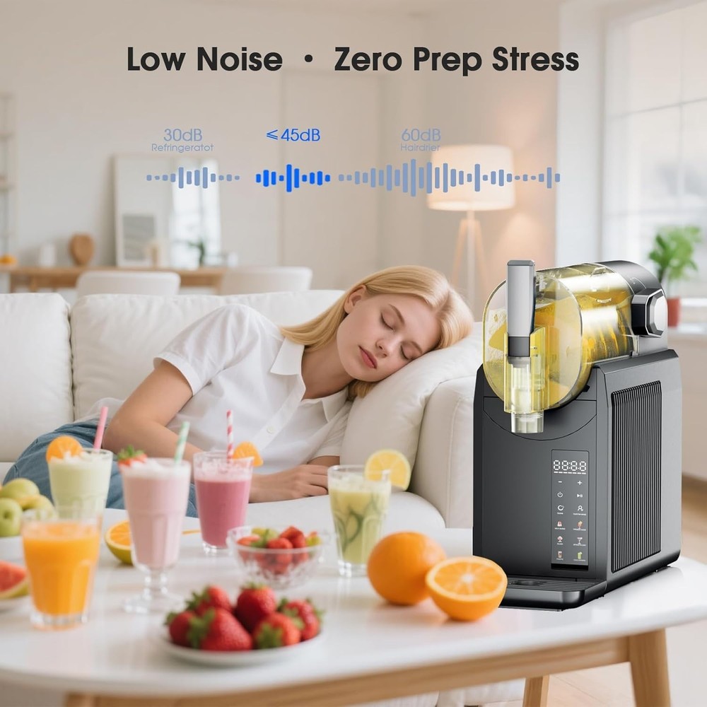 Slushie Machine Frozen Drink Maker Rapid Freezing 6 Presets Programs