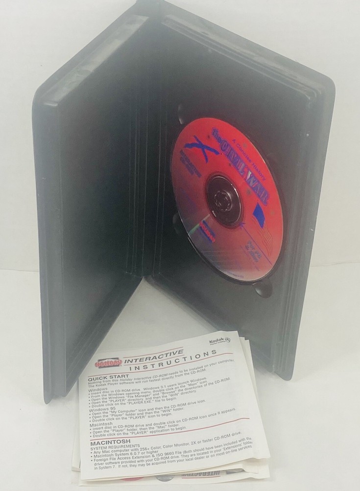 The Civil War: A Concise History Interactive CD-ROM Complete PC & MAC