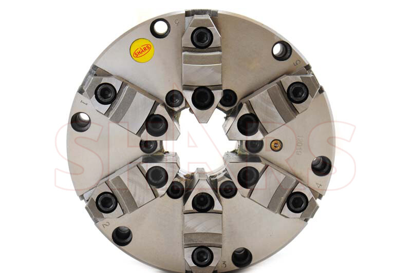 8" 6 Jaw Adjustable Self Centering Lathe Chuck + .0005" TIR Certificate NEW XL[