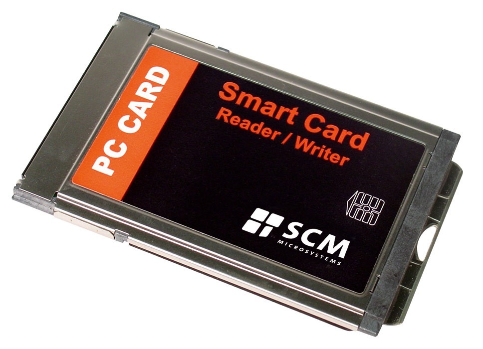 SCR243 Smart Card Reader / Writer PC Card  SCM Microsystems