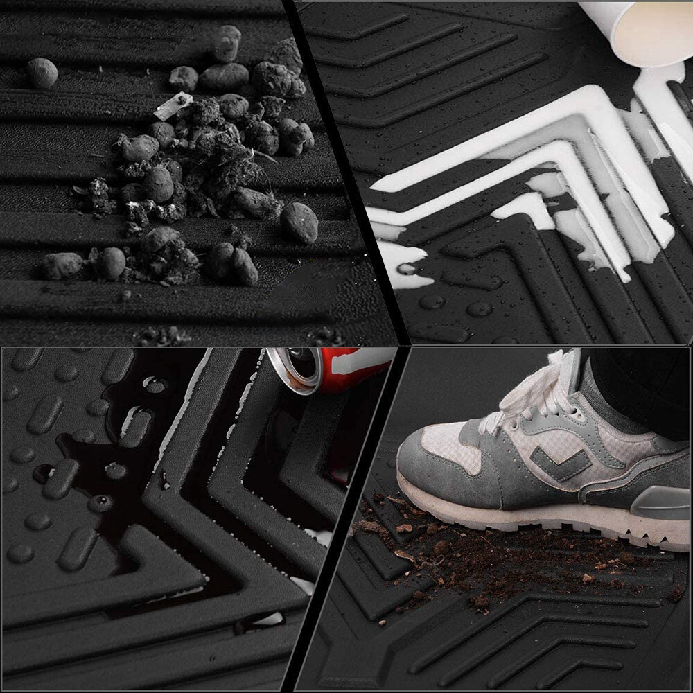 Floor Mats for Honda Civic 2006-2011 Sedan Front & Rear All Weather TPE Liner