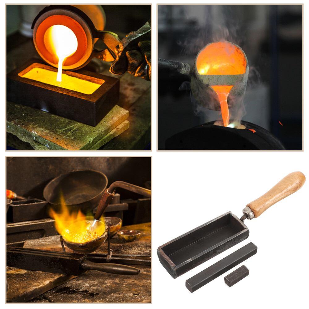 Casting Ingot Molds Refining Scrap Graphite Gold Tool Silver
