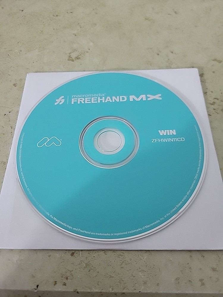 Macromedia Freehand MX CD Upgrade