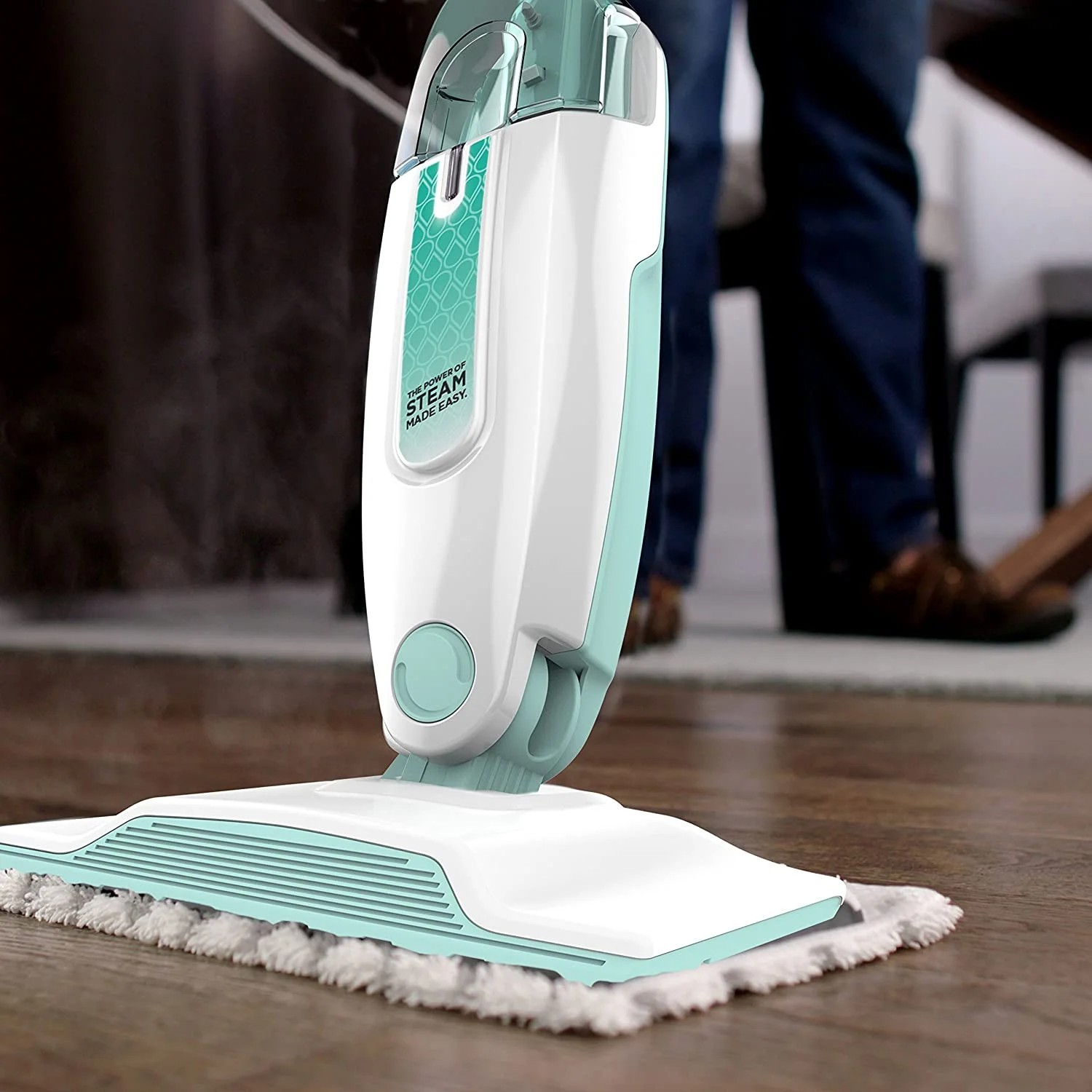 Shark Steam Mop with 2 Dirt Grip Pads, Lightweight, Safe for Sealed Hard Floors