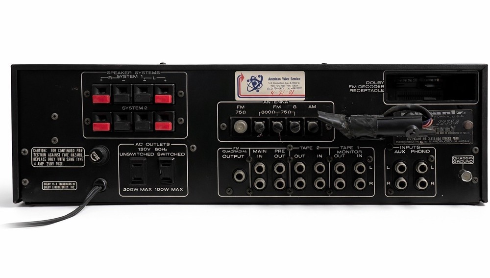 Marantz 2238B Stereophonic Receiver – Tested All Inputs Working.