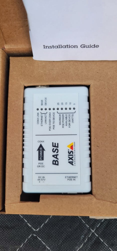 Axis T8640 POE + OVER COAX Network Adapter
