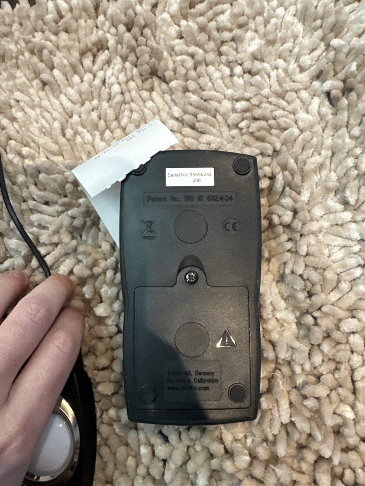 Testo 545 Illuminance Meter Photometer Printer 0554 0549