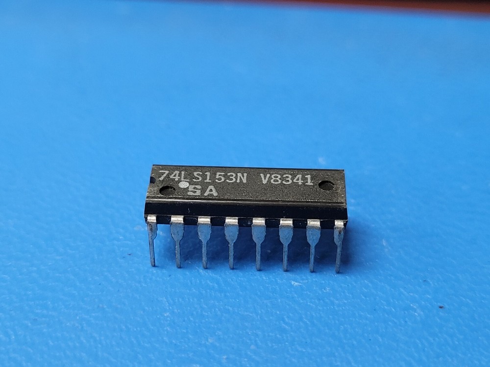 (5 PCS) 74LS153N, 74LS153PC Multiplexer, 2-Func, 4 Line Input, TTL, PDIP16