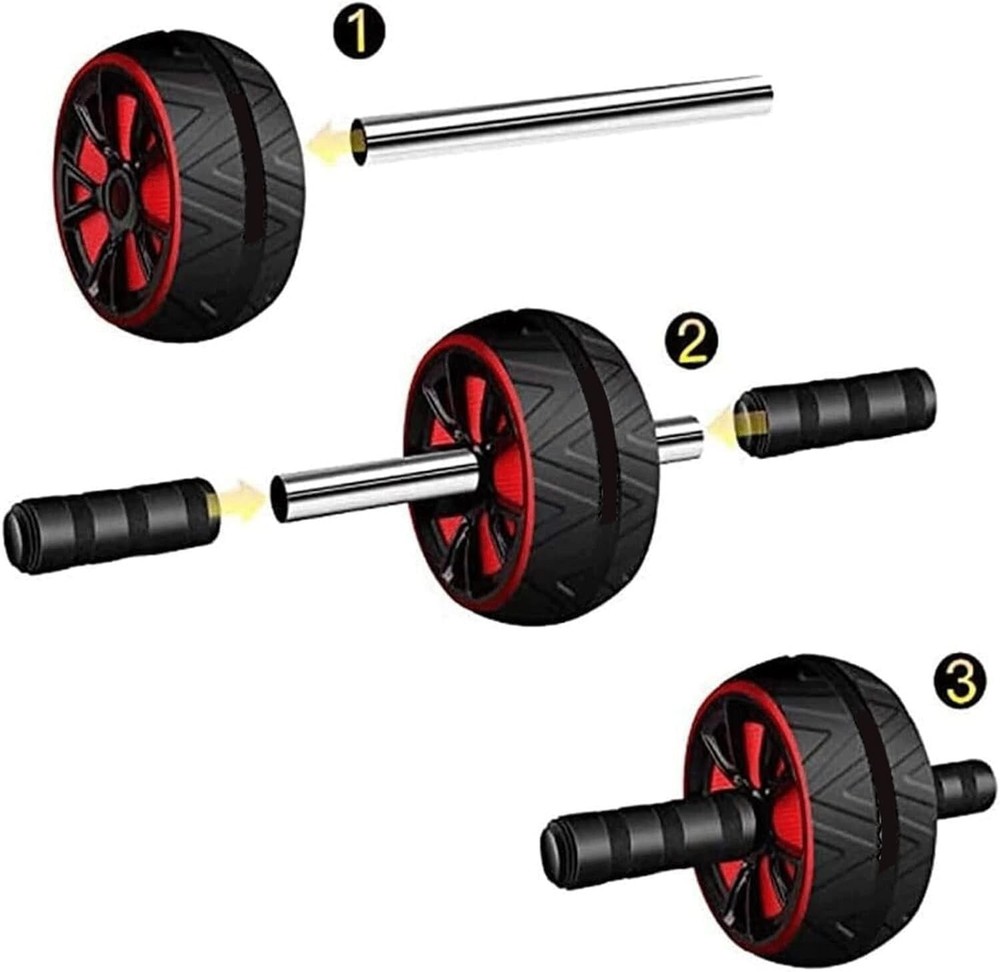 Fodoto Ab Roller Abdominal Exercise Roller with Automatic Rebound