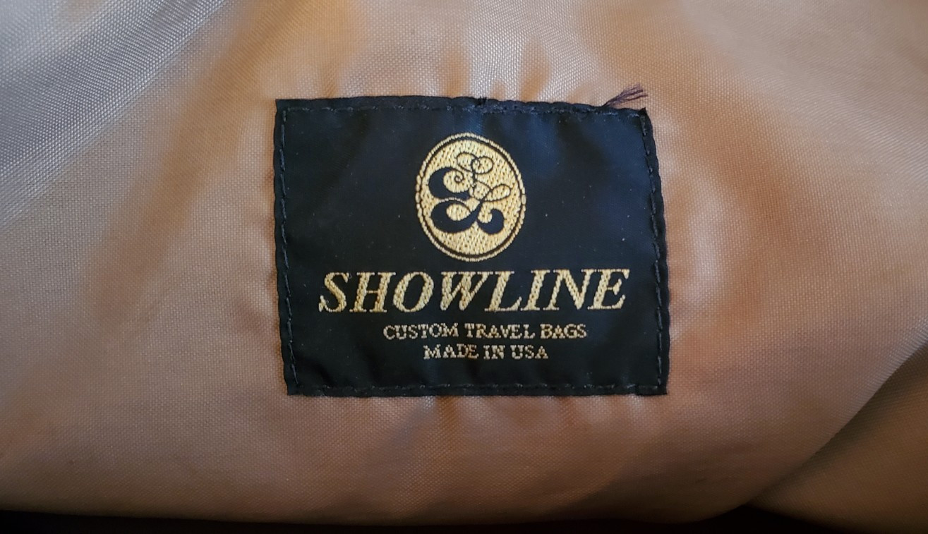 Vintage Showline Inc Custom Tapestry Overnight Weekend Bag Luggage