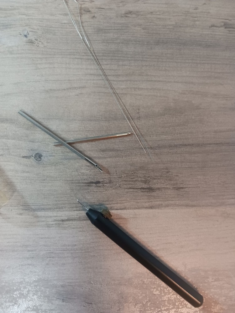 Vintage Needle Punch Kit With Thread