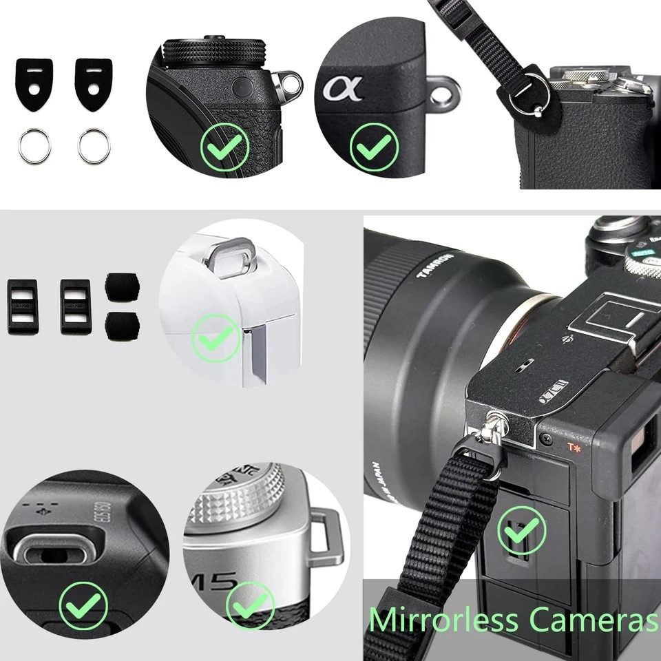 Adjustable Camera Neck Strap for DSLR Cameras and Binoculars