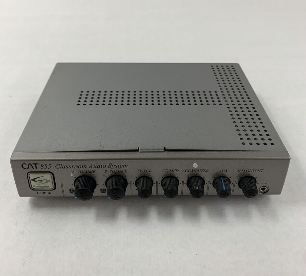 Lightspeed Power CAT 885 Classroom Audio System Untested No Power Cable