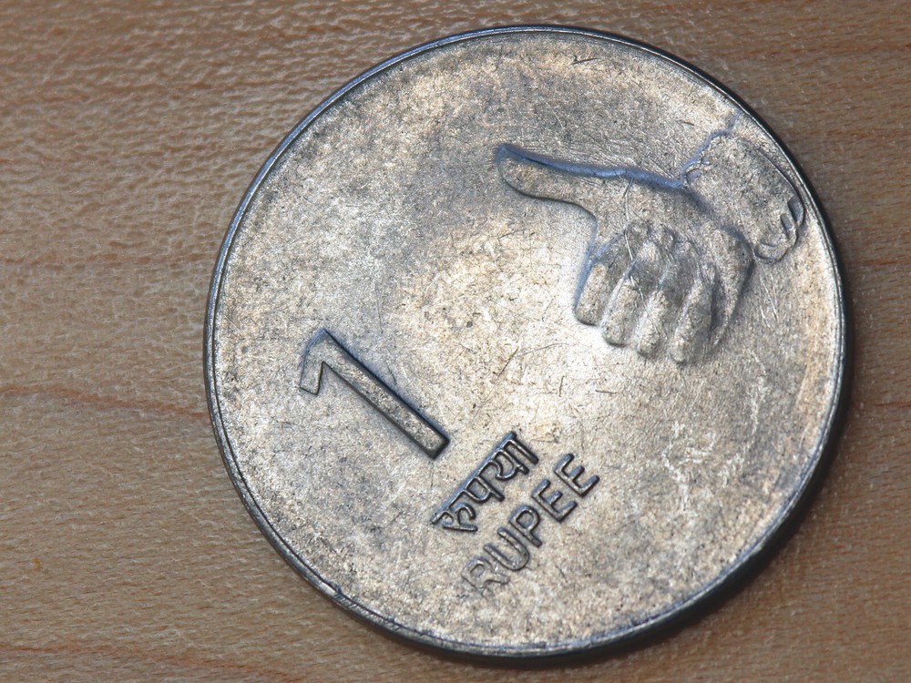 2010 India 1 Rupee Noida Mint