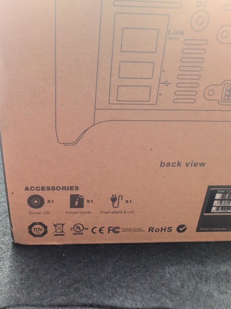 New EVGA PD02 Zero Client PCoIP Remote PC, w/o power supply.
