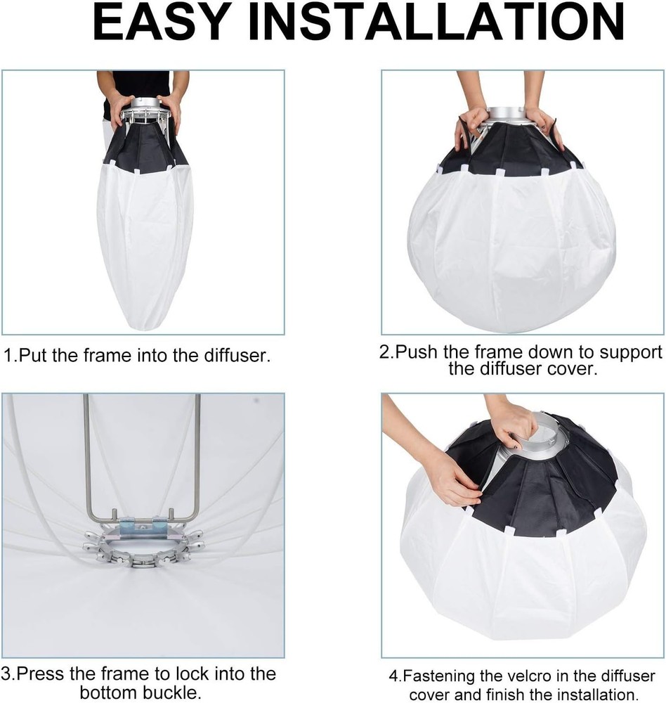 GODOX Softbox Lantern CS-65D 65cm Bowens Mount Soft Light Modifier for AD200pro