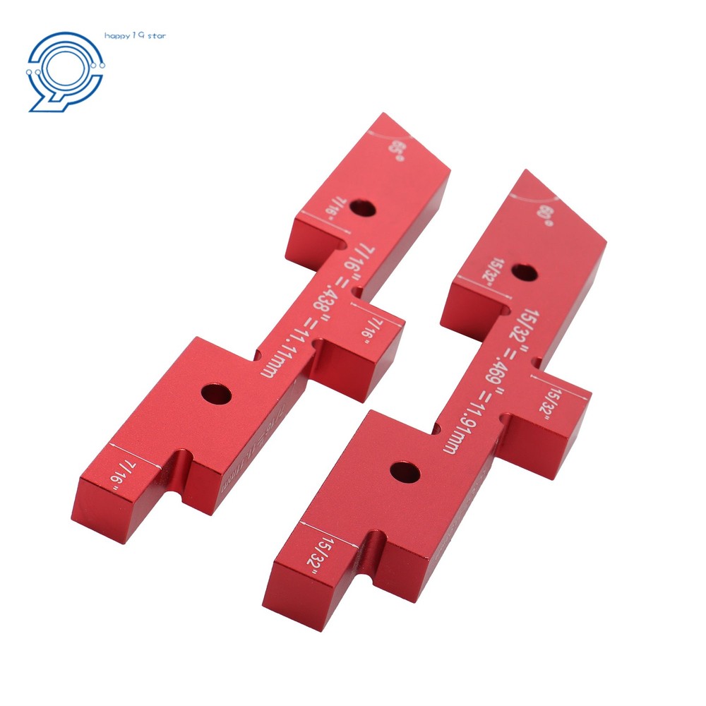 Router Table Setup Bars 14 Pcs Precision Aluminum Setup Blocks Height Gauge