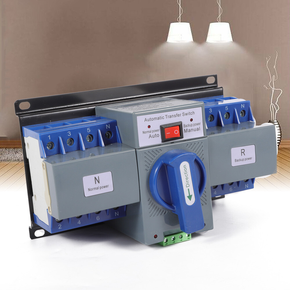 Dual Power Automatic Transfer Switch ATS CB level M6 Mini Change-over Switch