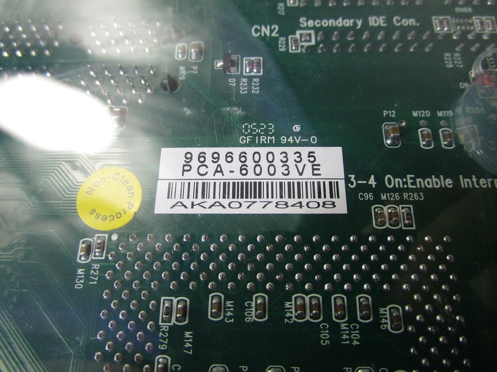 Advantech PCA-6003VE SBC Single Board Computer, Intel CPU